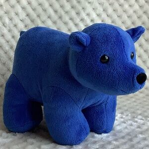 The Manhattan Toy Company Plush Jellybeans Blue Berry Bear Stuffed Animal Toy